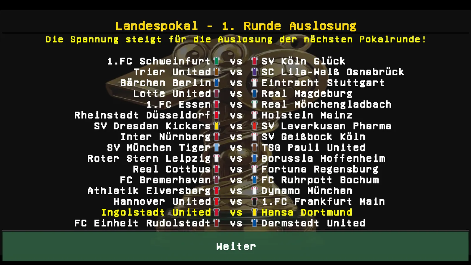 Cup draw
