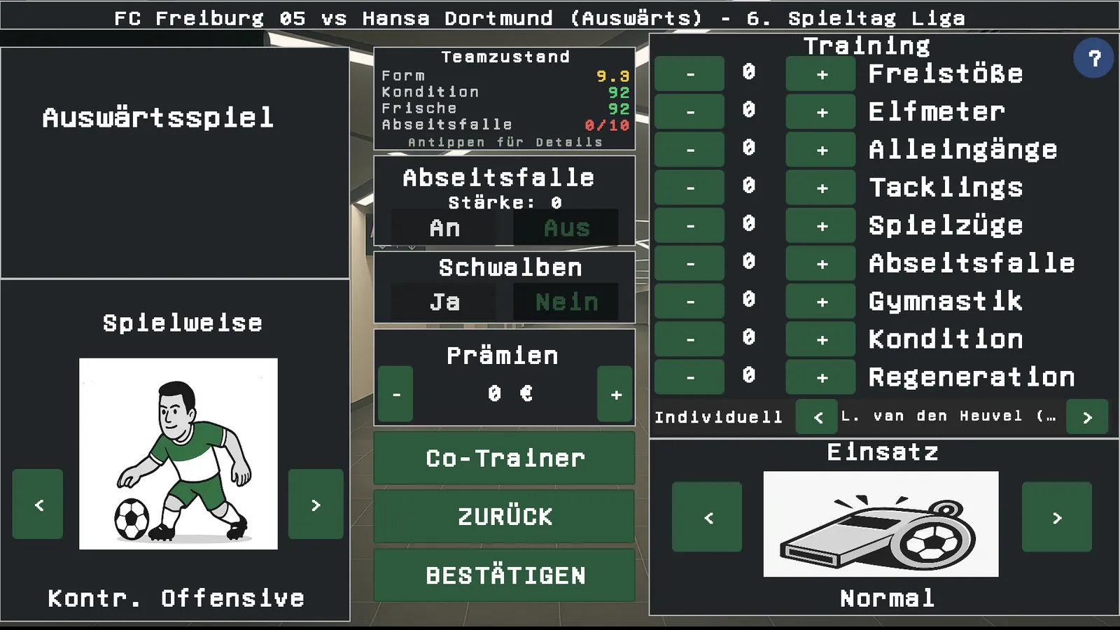 Saisonvorbereitung mit Trainingsplan