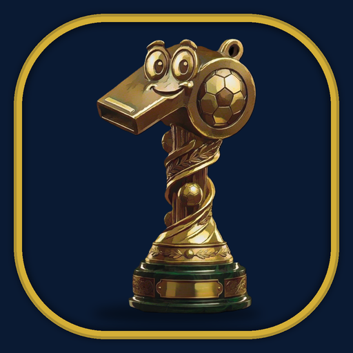 Whistle1 World Tournament Edition app icon, a golden whistle trophy