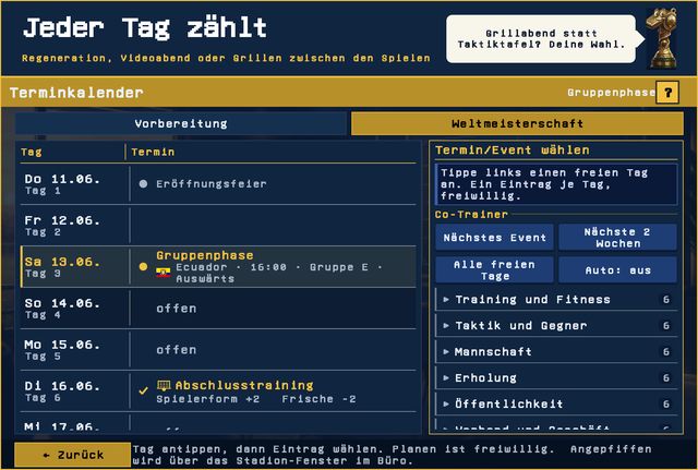 Jeder Tag zählt