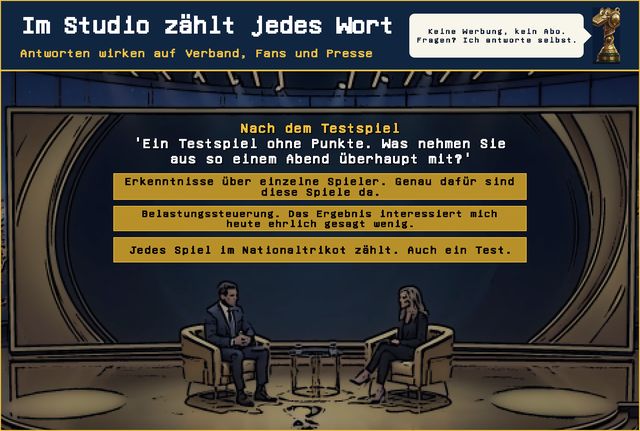 Im Studio zählt jedes Wort