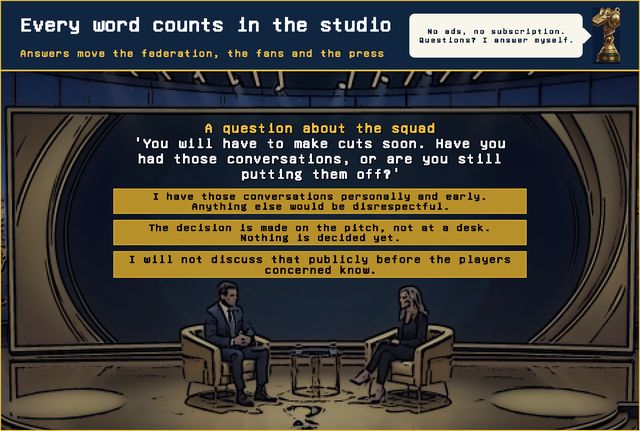 Every word counts in the studio