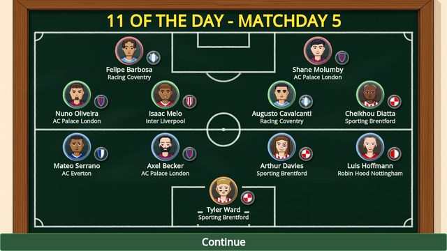 Eleven of the day