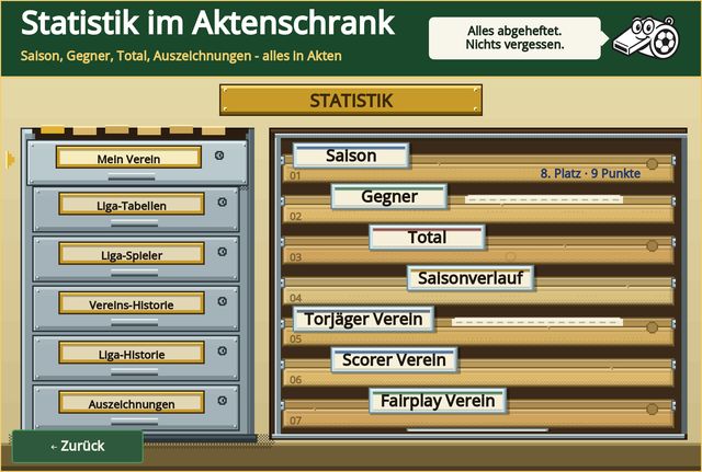 Statistik im Aktenschrank