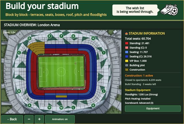 Build your stadium