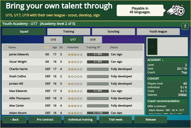 Raise your own talents